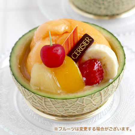 メロンのフルーツ盛り